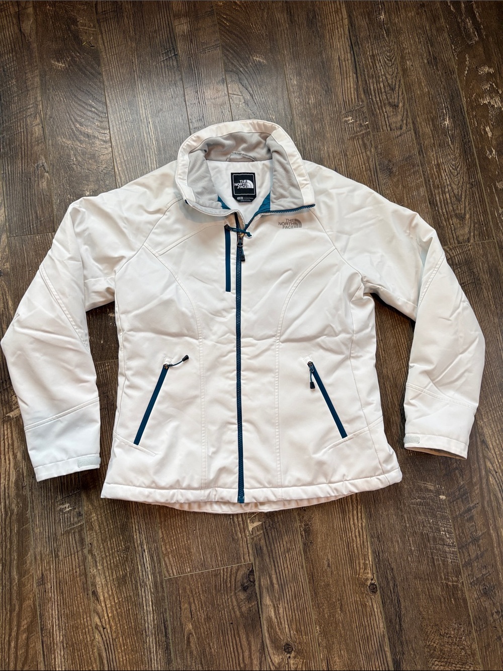 North Face Apex Elevation Primaloft Insulted Jacket Women’s Large White & Teal